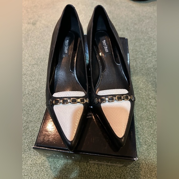 White House Black Market Shoes - WHITE HOUSE BLACK MARKET Sadie Black And White Heels size 7.5 in Box